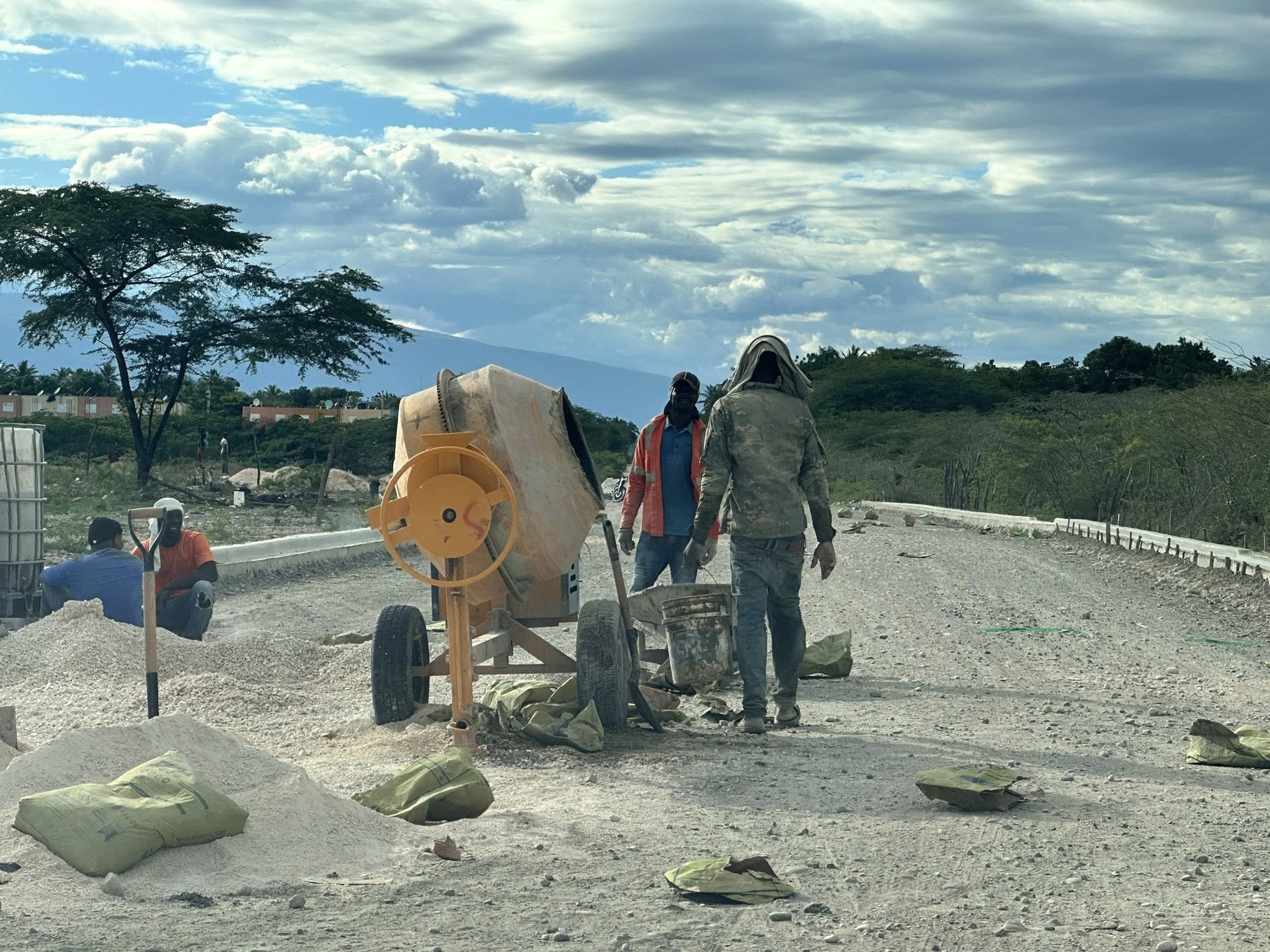 Construcción de aceras